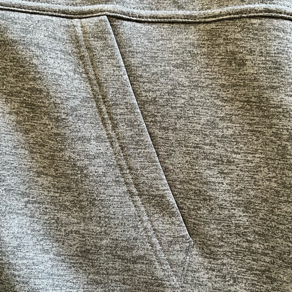 Nike Therma Men's Gray Heather Fleece Lined Pullover Hoodie in size Large - Picture 7 of 10